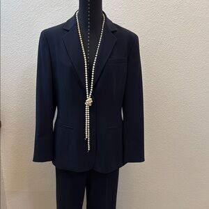 Elegant Blue Blazer and Pants Set